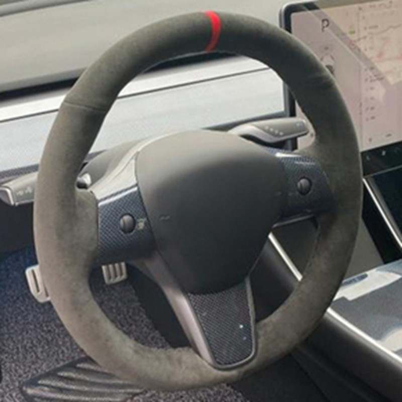 Hand-stitched Anti-Slip Carbon - Car Steering Wheel Cover Anti Slip Breathable review and price