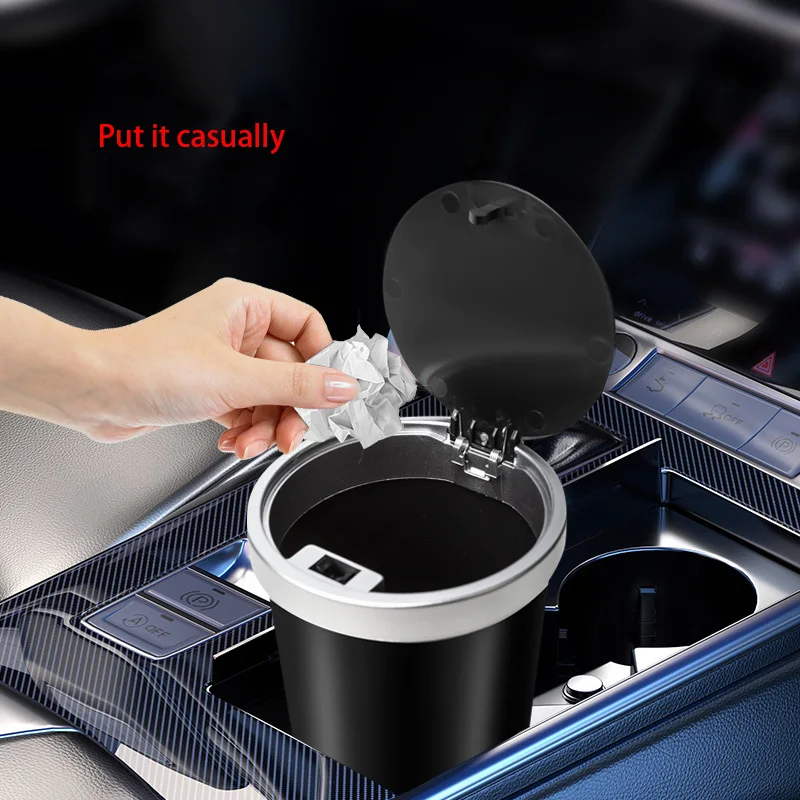 for Cup Holders Storage Compac - Waterproof Car Trash Can With Lid review and price