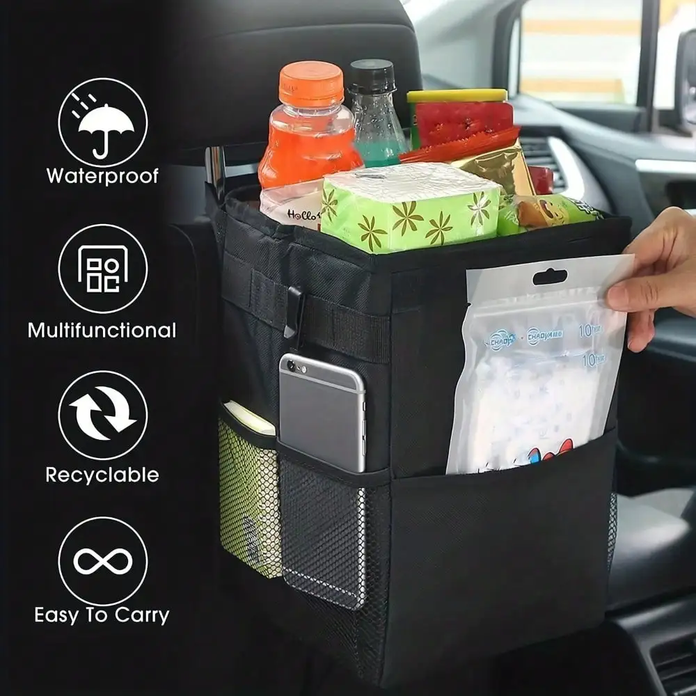 Portable Waterproof Car Trash  - Waterproof Car Trash Can With Lid review and price