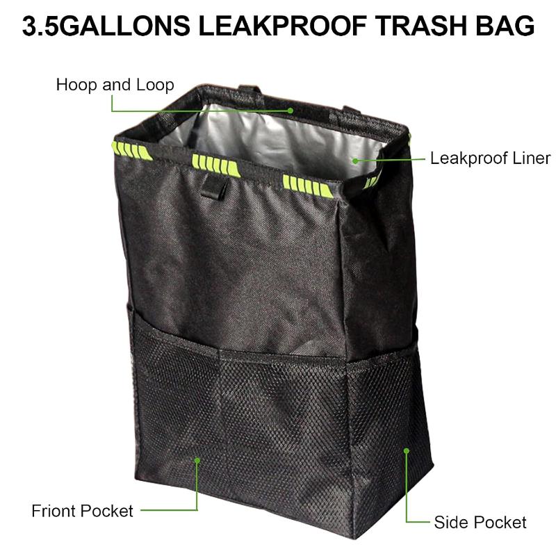 Foldable Car Trash Can With St - Waterproof Car Trash Can With Lid review and price
