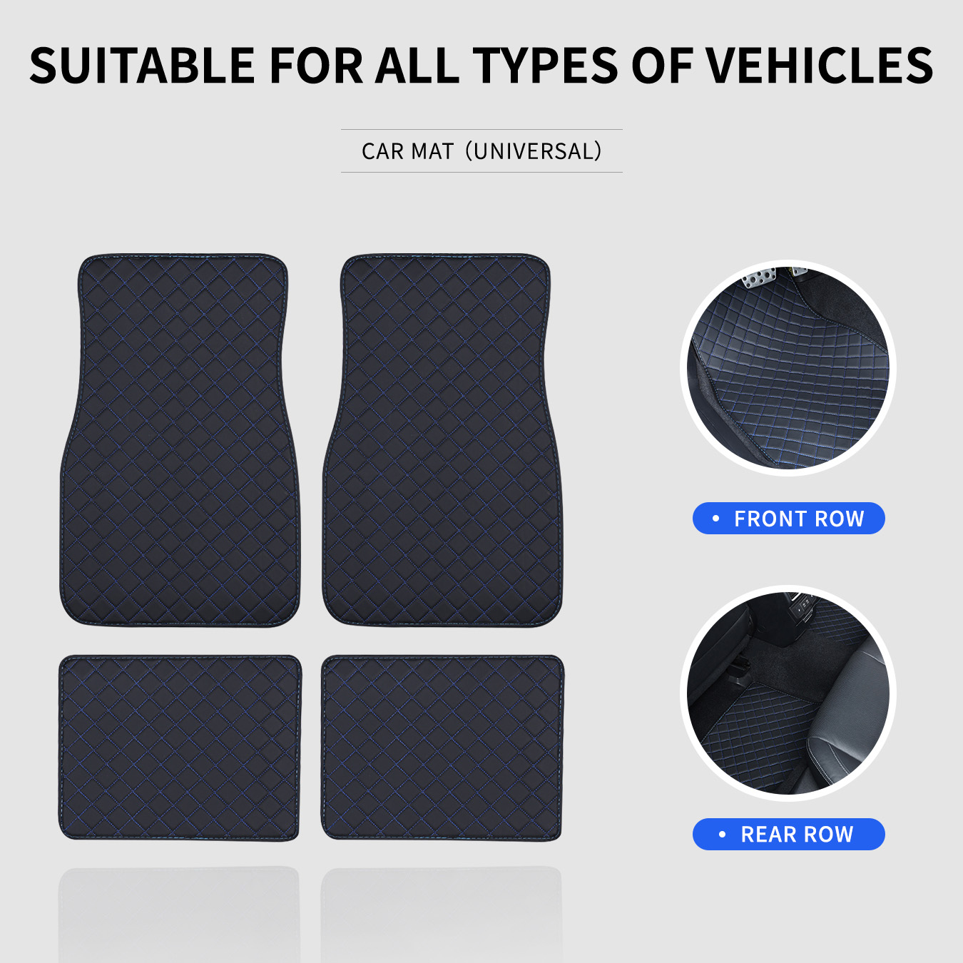 Car Floor Mats Full Set Univer - Car Floor Mats Universal Waterproof Leather review and price