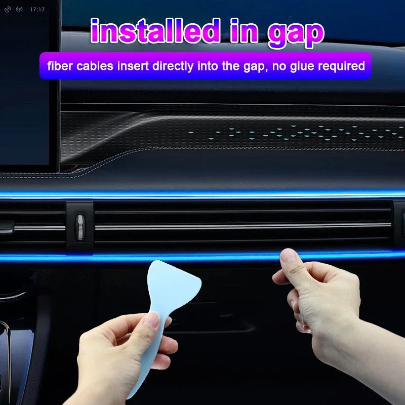 1/2/3/4/5M RGB Car Interior Am - Led Ambient Interior Car Lights App Control review and price