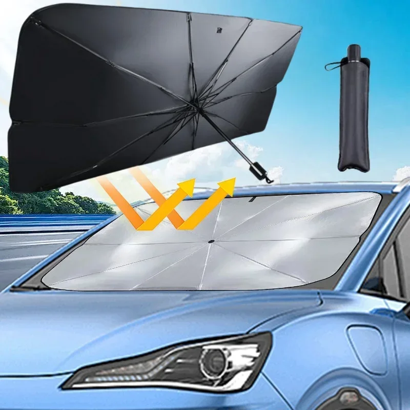 Car Windshield Sun Shade, Fold - Car Sunshade Windshield Umbrella Foldable review and price