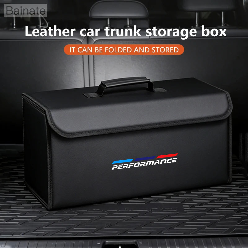 Car Leather Trunk Organizer Fo - Car Trunk Organizer Foldable Storage Box review and price