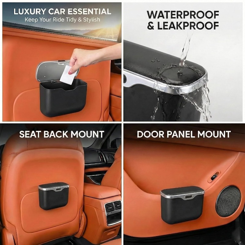 Car Trash Can with Lid  Leakpr - Waterproof Car Trash Can With Lid review and price