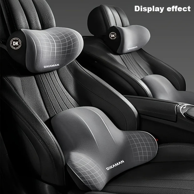 Memory Foam Headrest Lumbar Su - Memory Foam Car Neck Pillow Lumbar Support review and price