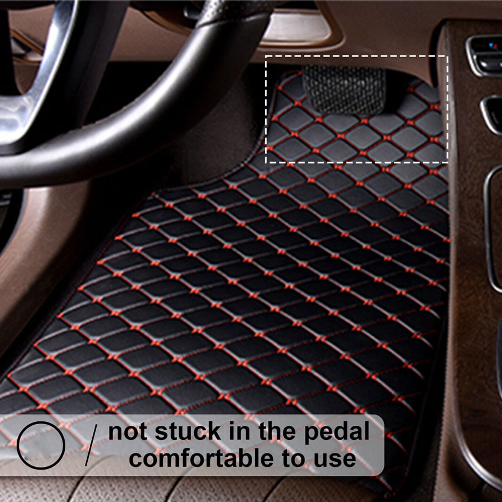 5PCS/Set Leather Car Floor Mat - Car Floor Mats Universal Waterproof Leather review and price
