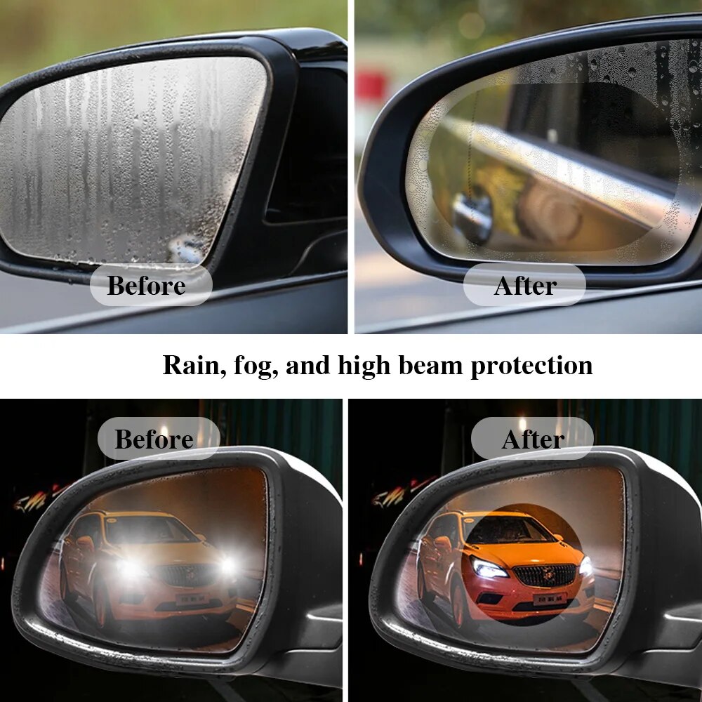2pcs Universal Anti-Fog Anti-g - Anti Glare Car Rearview Mirror Film review and price