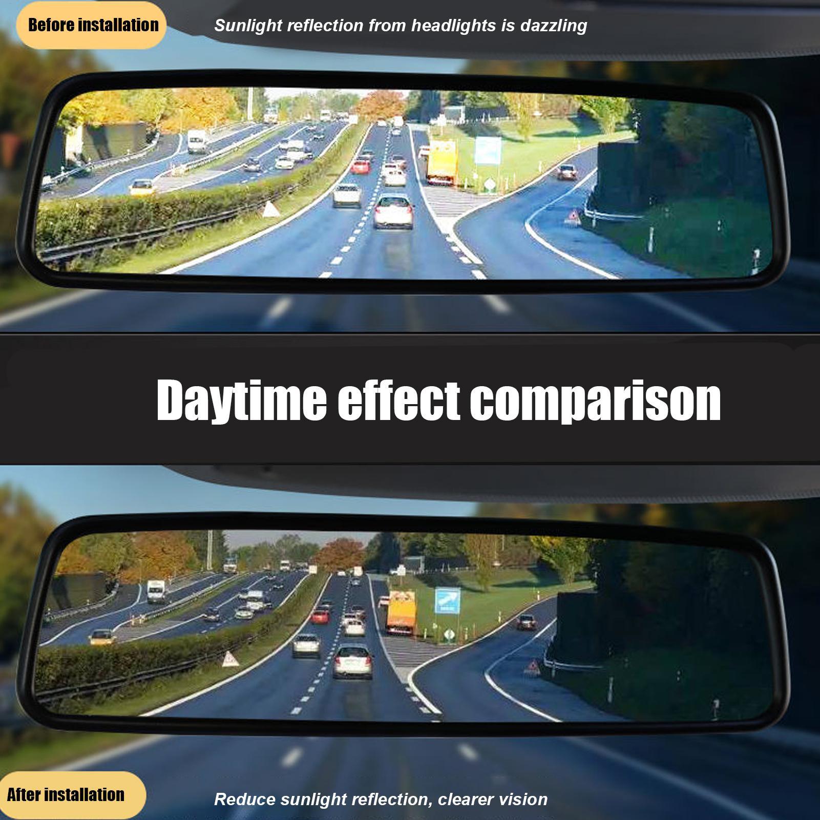 Car Interior Rearview Mirror A - Anti Glare Car Rearview Mirror Film review and price
