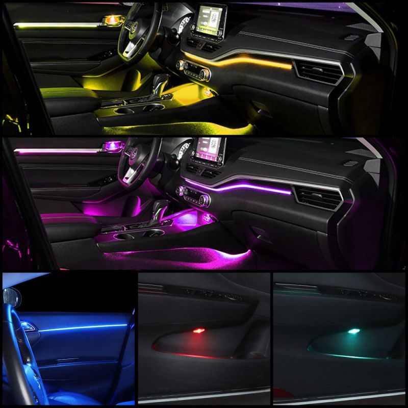 LED Car Interior Ambient Light - Led Ambient Interior Car Lights App Control review and price