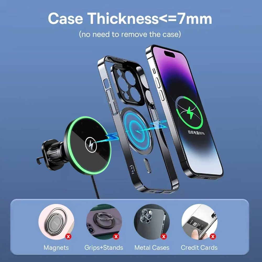 30W Fast Charging Magnetic Car - Wireless Car Charger Mount Fast Charging review and price