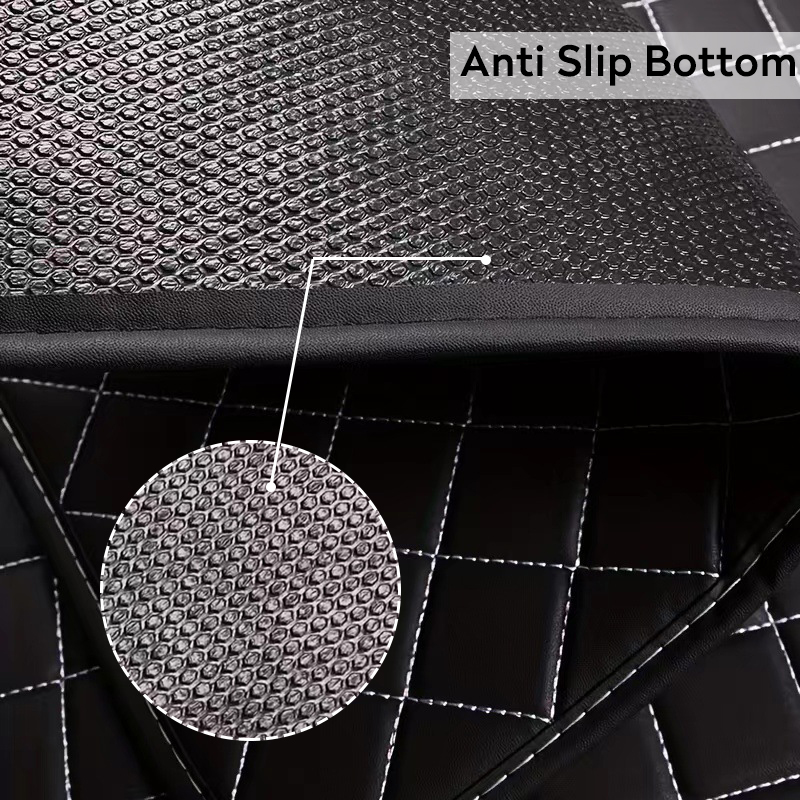 4PCS Universal PU Leather Car  - Car Floor Mats Universal Waterproof Leather review and price
