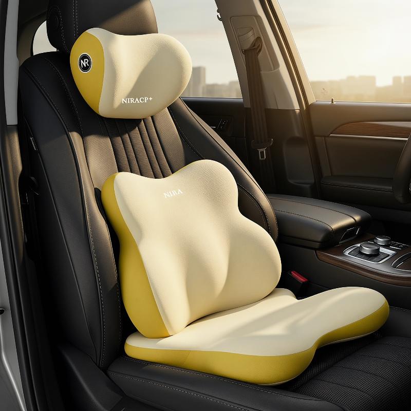 Car Seat Lumbar Support and Ne - Memory Foam Car Neck Pillow Lumbar Support review and price