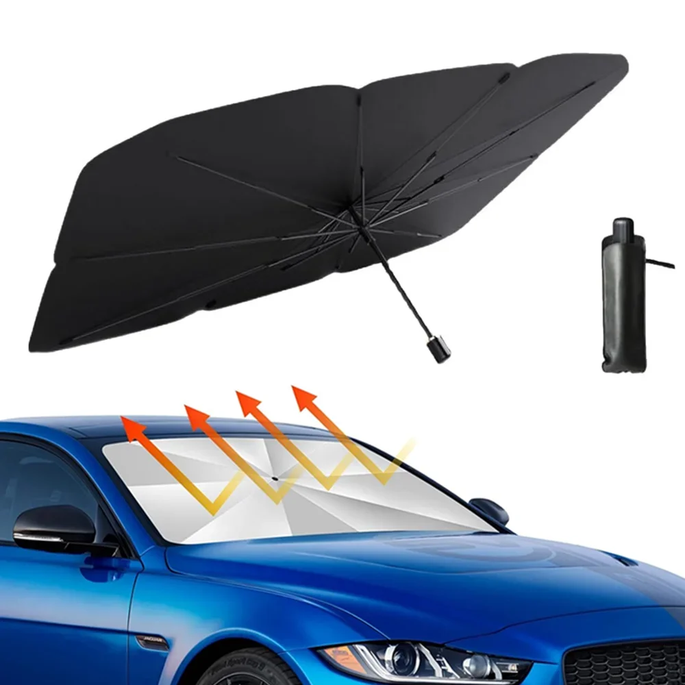 Portable Car Sun Shade Umbrell - Car Sunshade Windshield Umbrella Foldable review and price