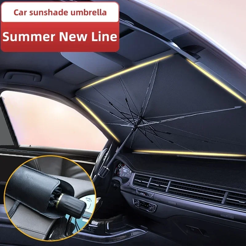 Portable Car Sun Shade Umbrell - Car Sunshade Windshield Umbrella Foldable review and price