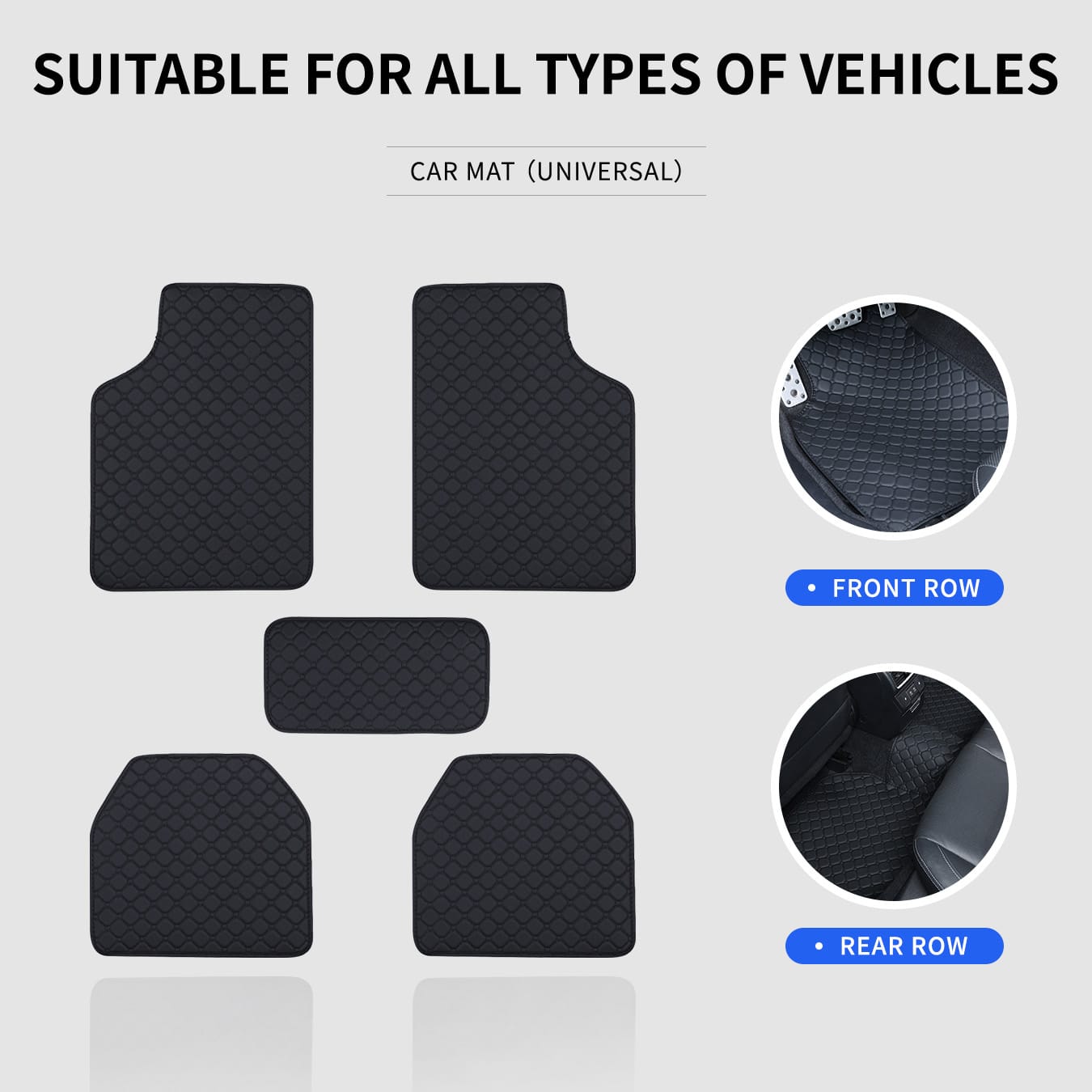 Car Floor Mats Full Set Univer - Car Floor Mats Universal Waterproof Leather review and price