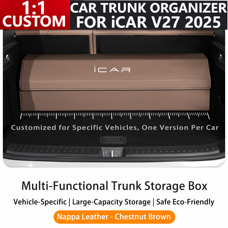 For ‌iCAR V27‌ 2025 Custom Car - Car Trunk Organizer Foldable Storage Box review and price
