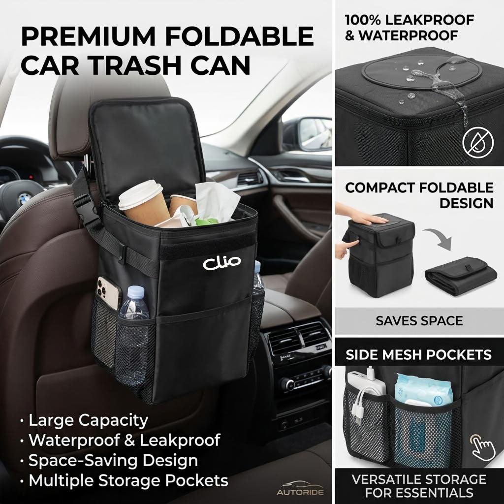 Waterproof car trash can stora - Waterproof Car Trash Can With Lid review and price